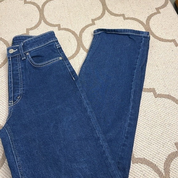 Wild fable super high rise straight button fly Classic Blue Denim Jeans - Picture 17 of 17